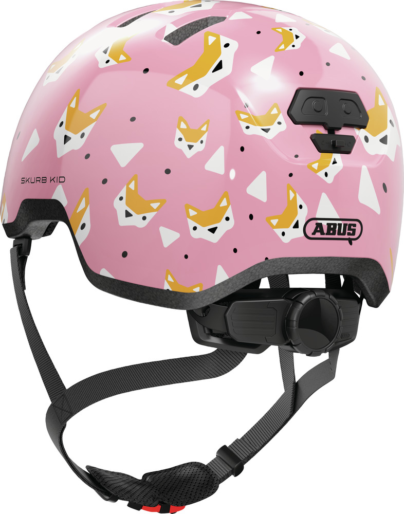 Abus Skurb Kid Cykelhjelm Rose Foxes