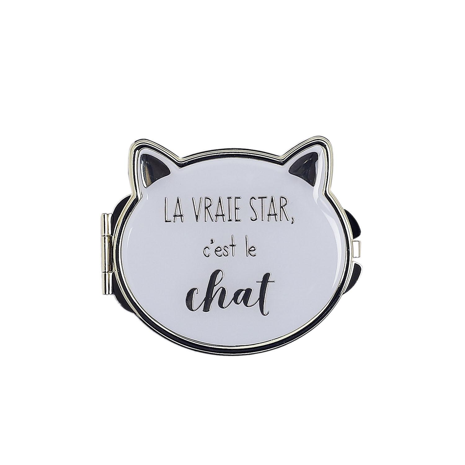 MIROIR DE POCHE CHAT