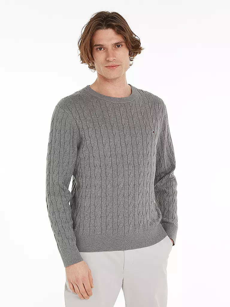 TOMMY HILFIGER Pullover grau