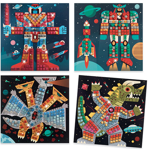Djeco knutselset mozaïek - space battle