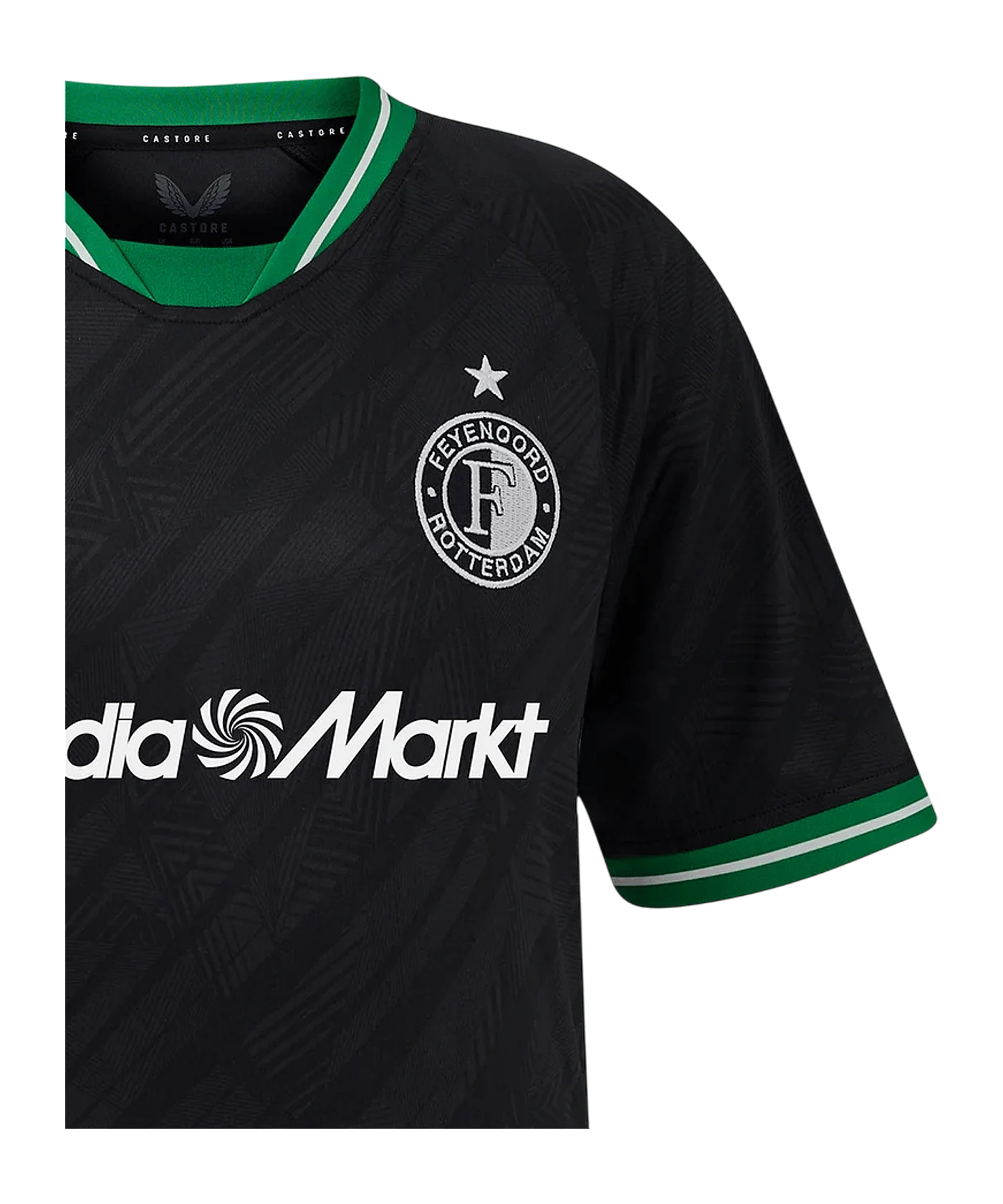 Castore Feyenoord Rotterdam Trikot Away 2024/2025 Kids Schwarz F010