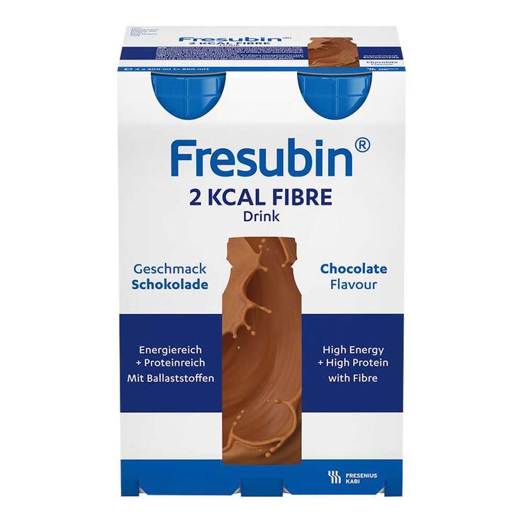 Fresubin 2 kcal fibre Drink Schokolade Trinkflasche, 24X200 ml