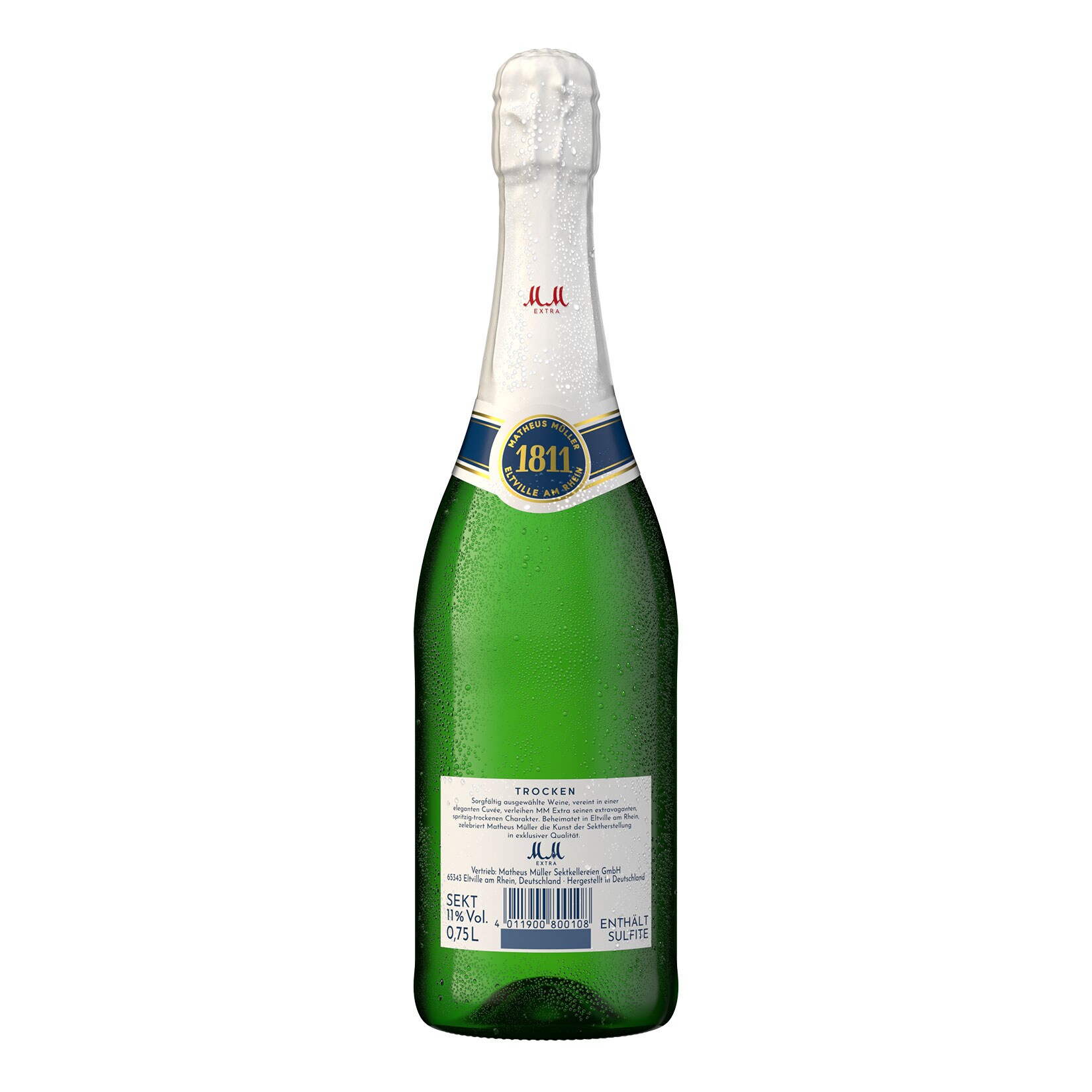 MM Extra trocken Sekt 11,0 % vol 0,75 Liter