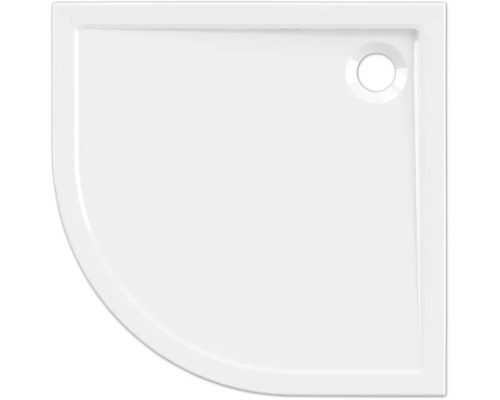 Jungborn kwartronde douchebak CINQUE 90 x 90 x 2,5 cm glanzend wit 6032090