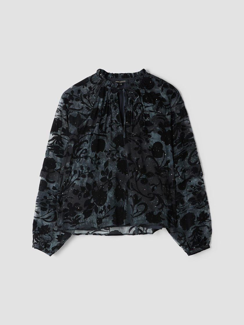 Kamala bluse Navy Blazer