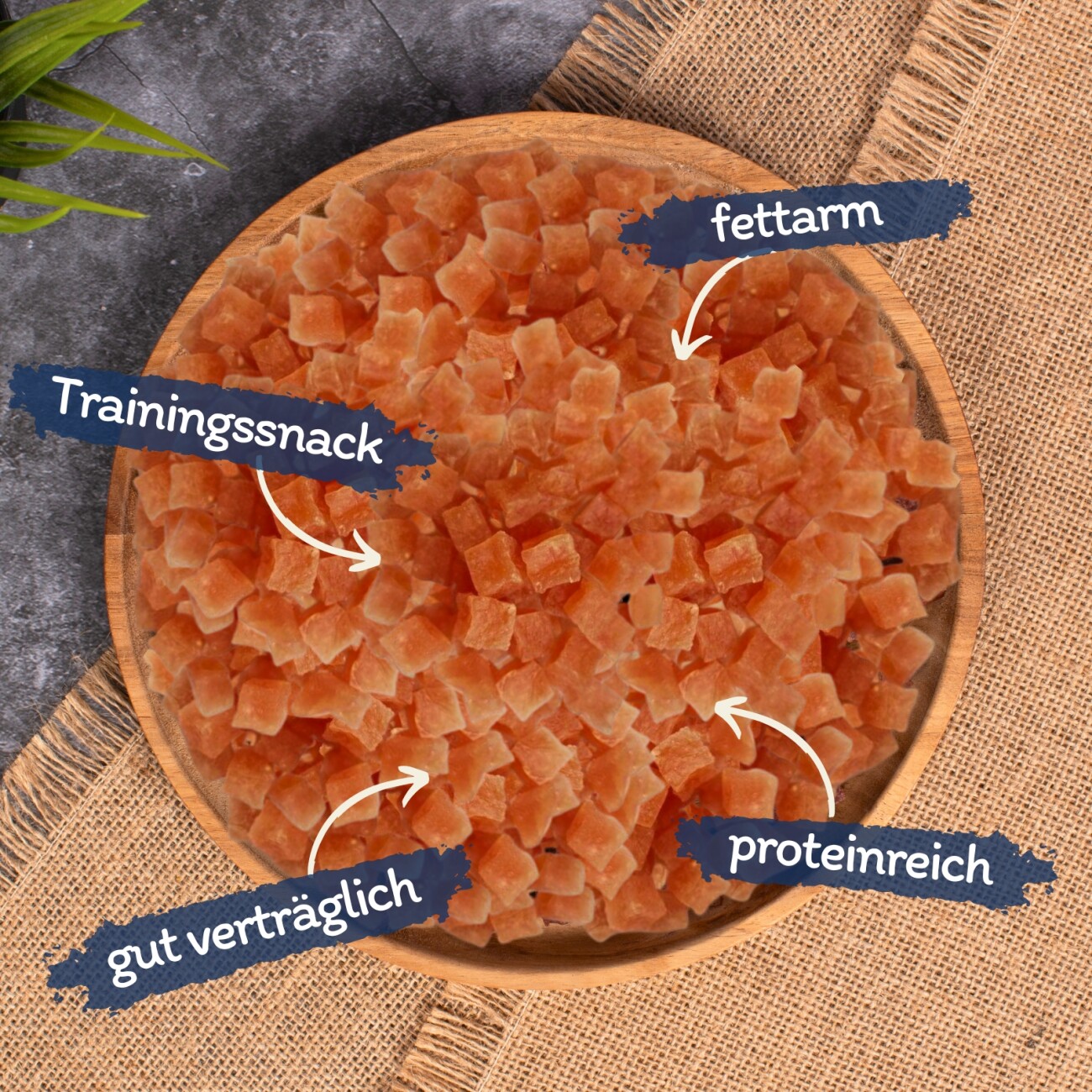 Lyra Pet Hühnerbrustwürfel 1 kg