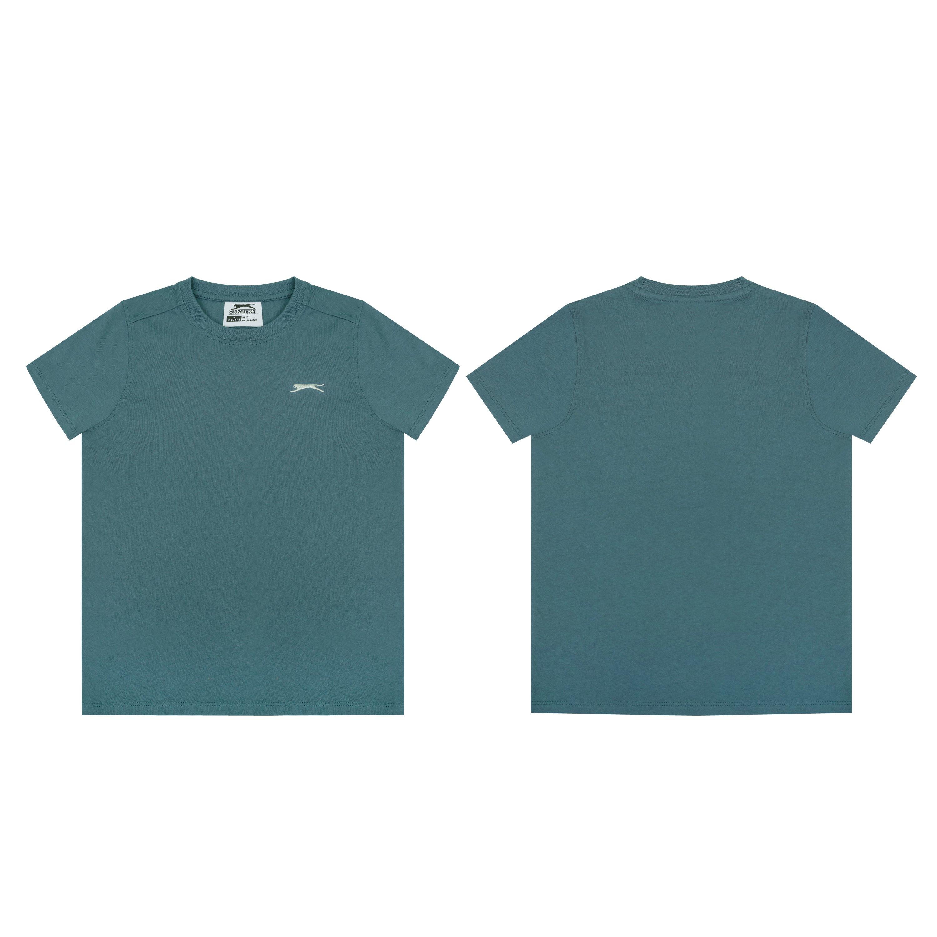 Slazenger Junior Boys Plain Tee shirt