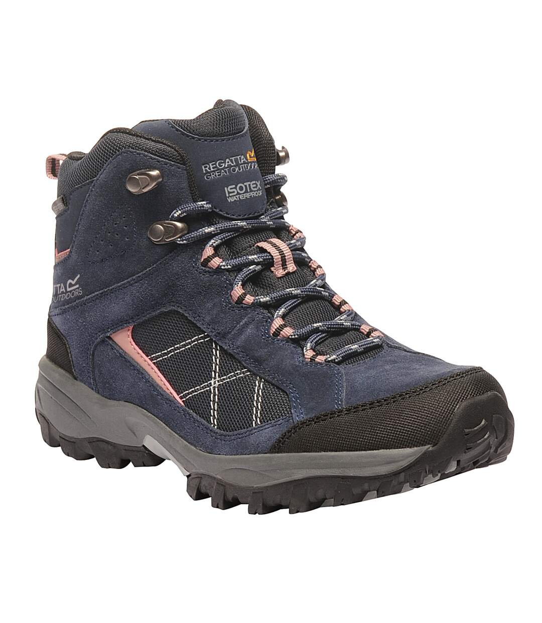 Regatta - Chaussures CLYDEBANK - Femme (Bleu marine/ Rose) - UTRG2689
