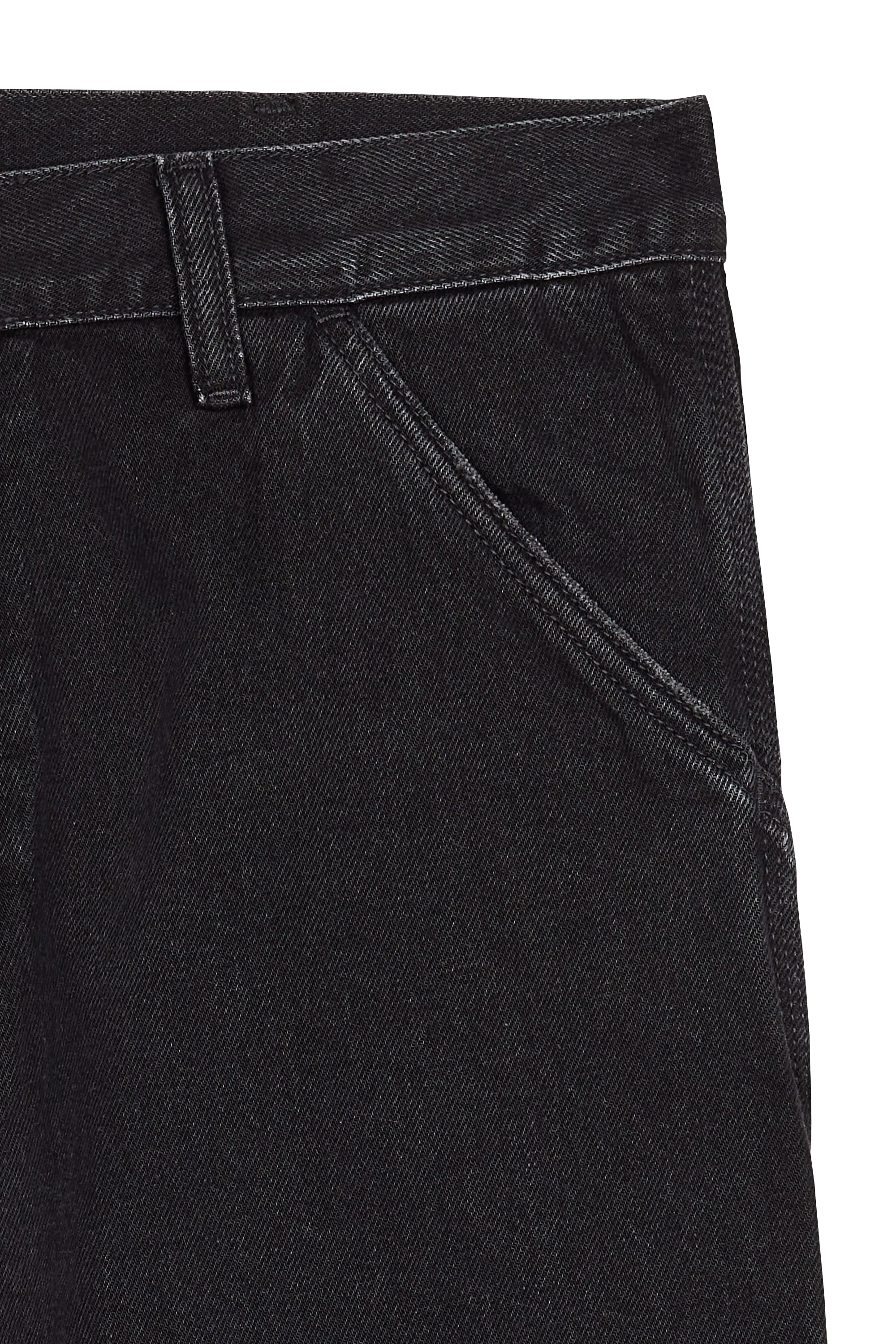 CARHARTT WIP jean Single Knee Noir