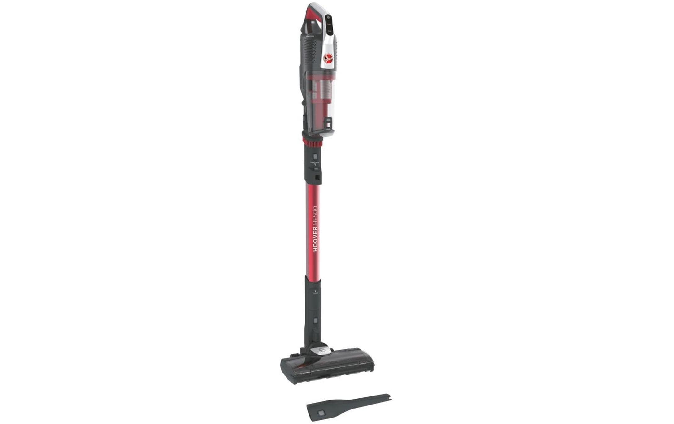 Akku-Hand- und Stielsauger HF522STH 011 Grau/Rot<br>Kompakter Besenstaubsauger ohne Kabel