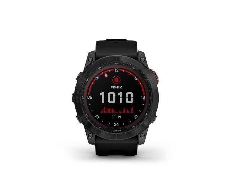GARMIN Sportuhr Fenix 7X Solar Schwarz/Anthrazit Sportuhr