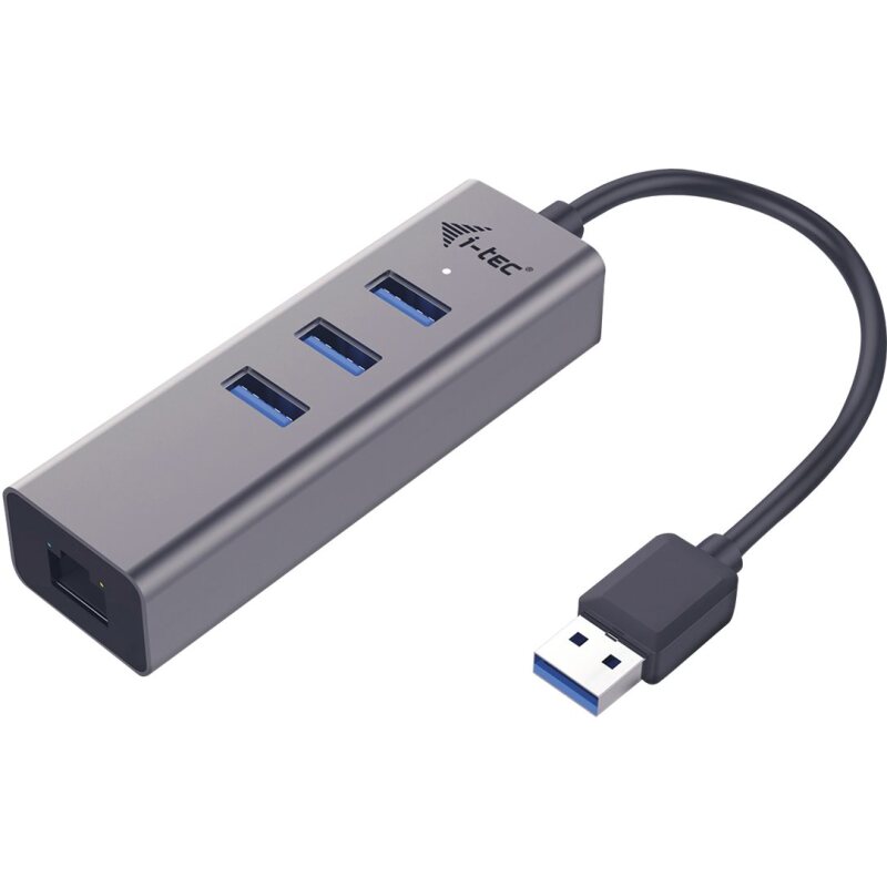 i-tec Metal USB 3.0 HUB 3 Port + Gigabit Ethernet Adapter