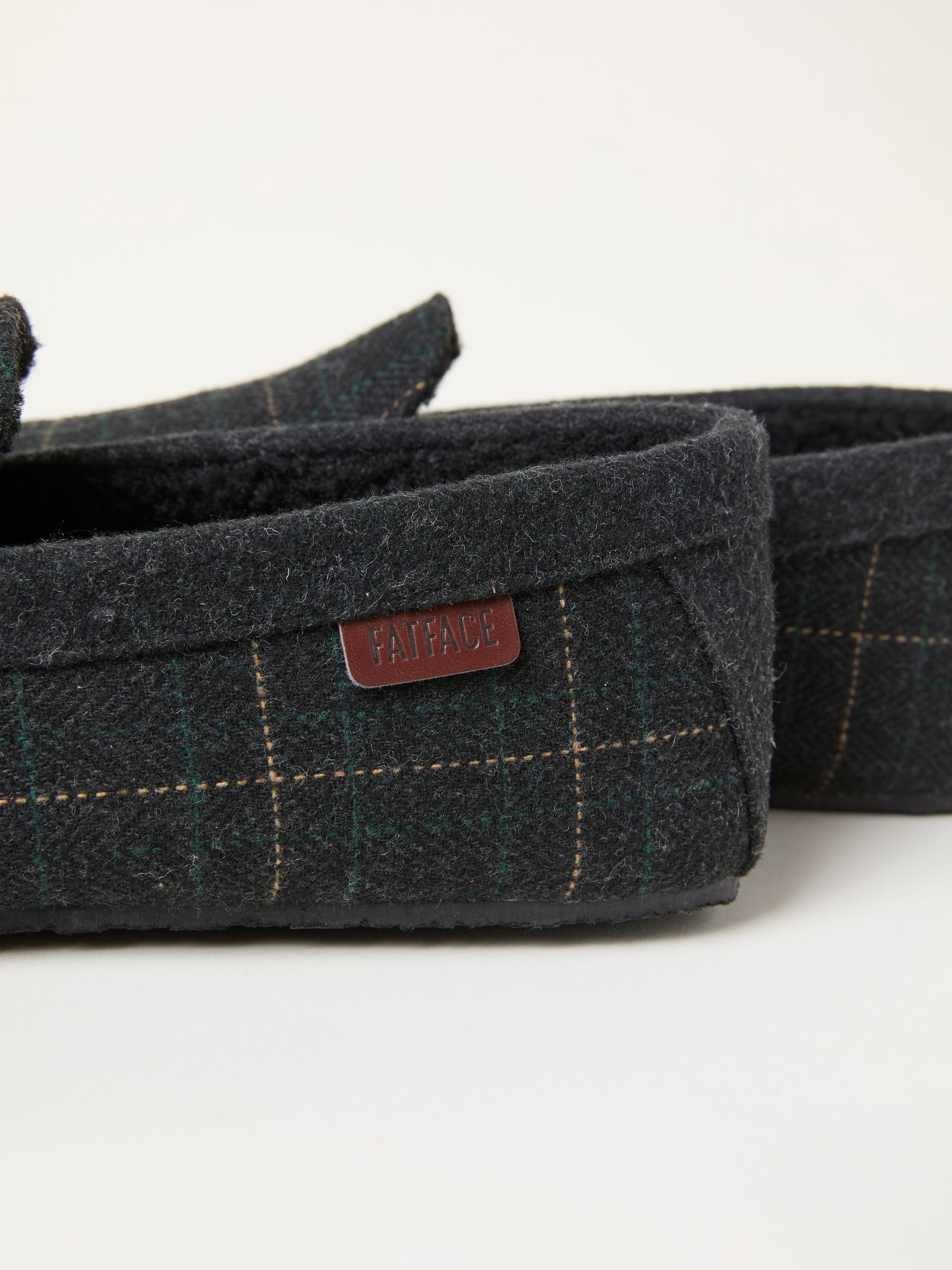 Groen - FatFace Check Moccasin
