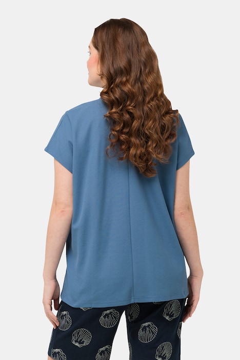 Poloshirt, Stickerei, Polokragen, Halbarm, Biobaumwolle