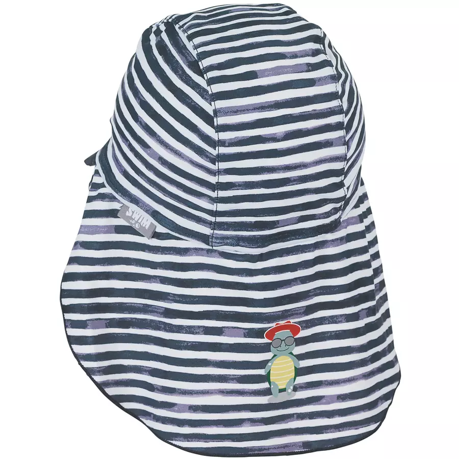 Sterntaler Schirmmütze mit Nackenschutz Schildkröte marine