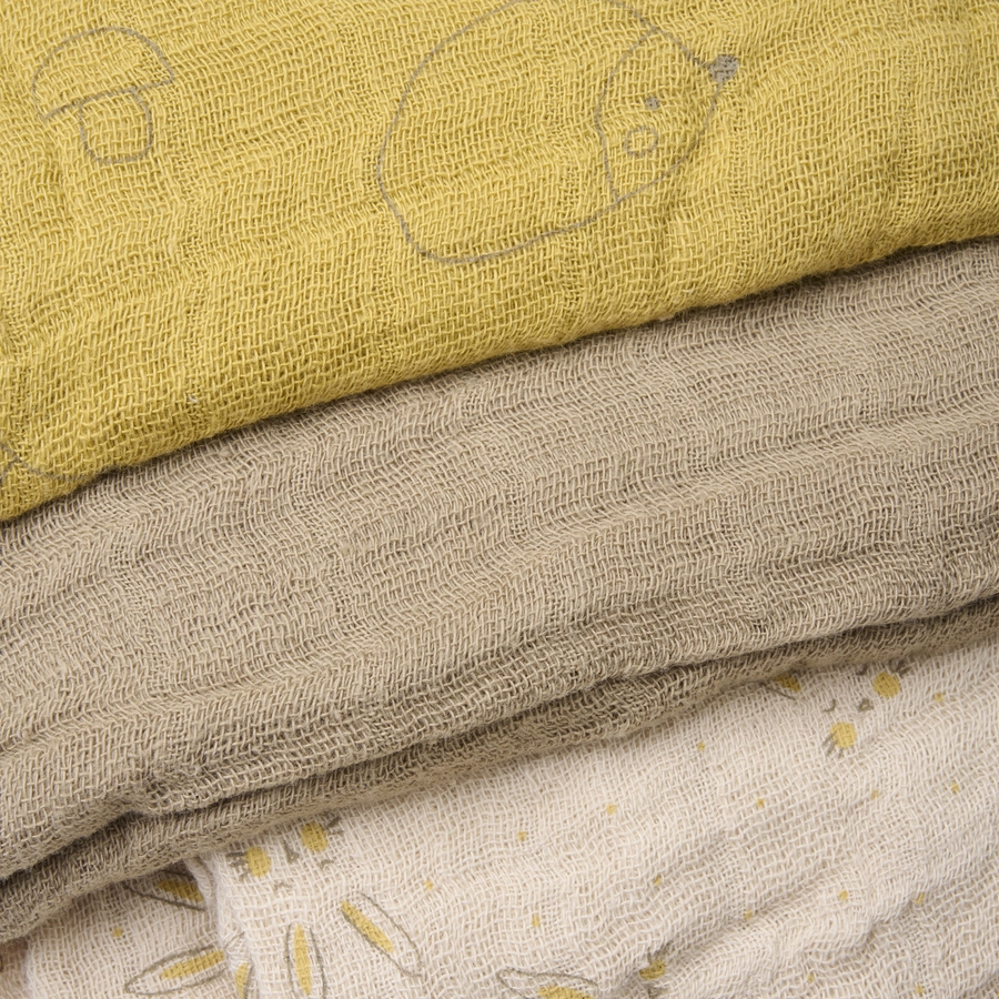 pippi Muslin Tücher 6er Pack Rattan