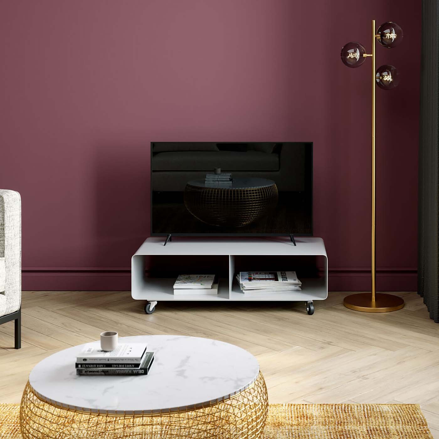 TV-meubel Lounge wit Kare Design