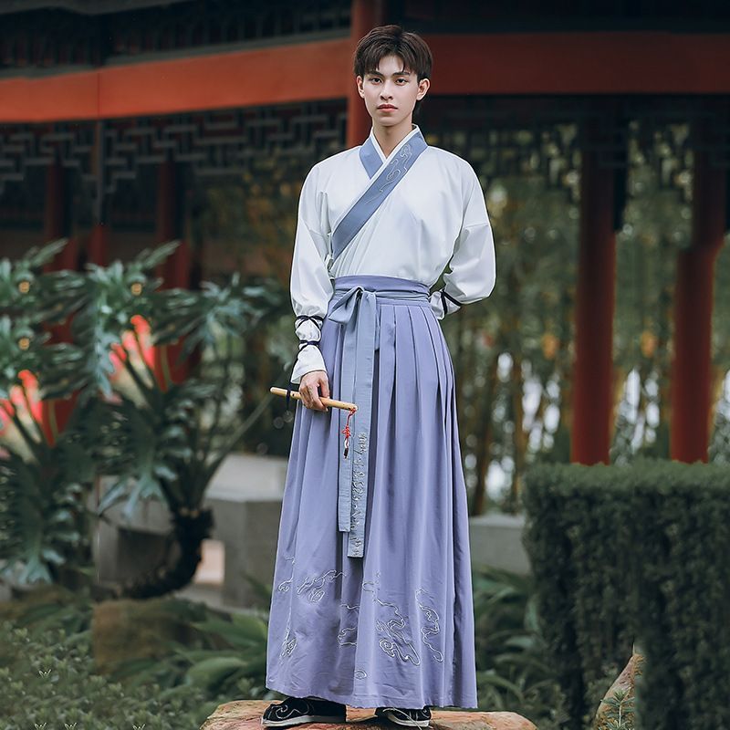 Girls Supply - Traditionele Chinese Cosplay Top / Jas / Rok / Set