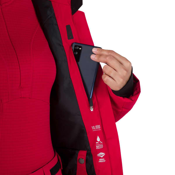 Veste de ski ROSSIGNOL W STACI PEARLY JKT RUBY RED