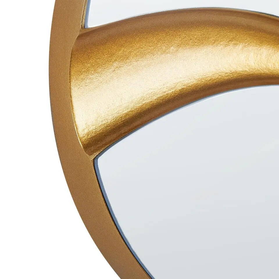 POIVRES - Wandspiegel - Goud - 60 x 90 cm - Glas