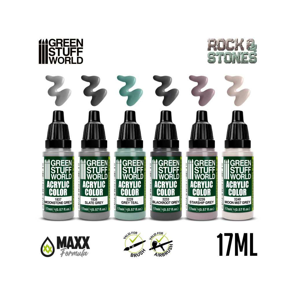 Set de Peintures - Rock & Stone