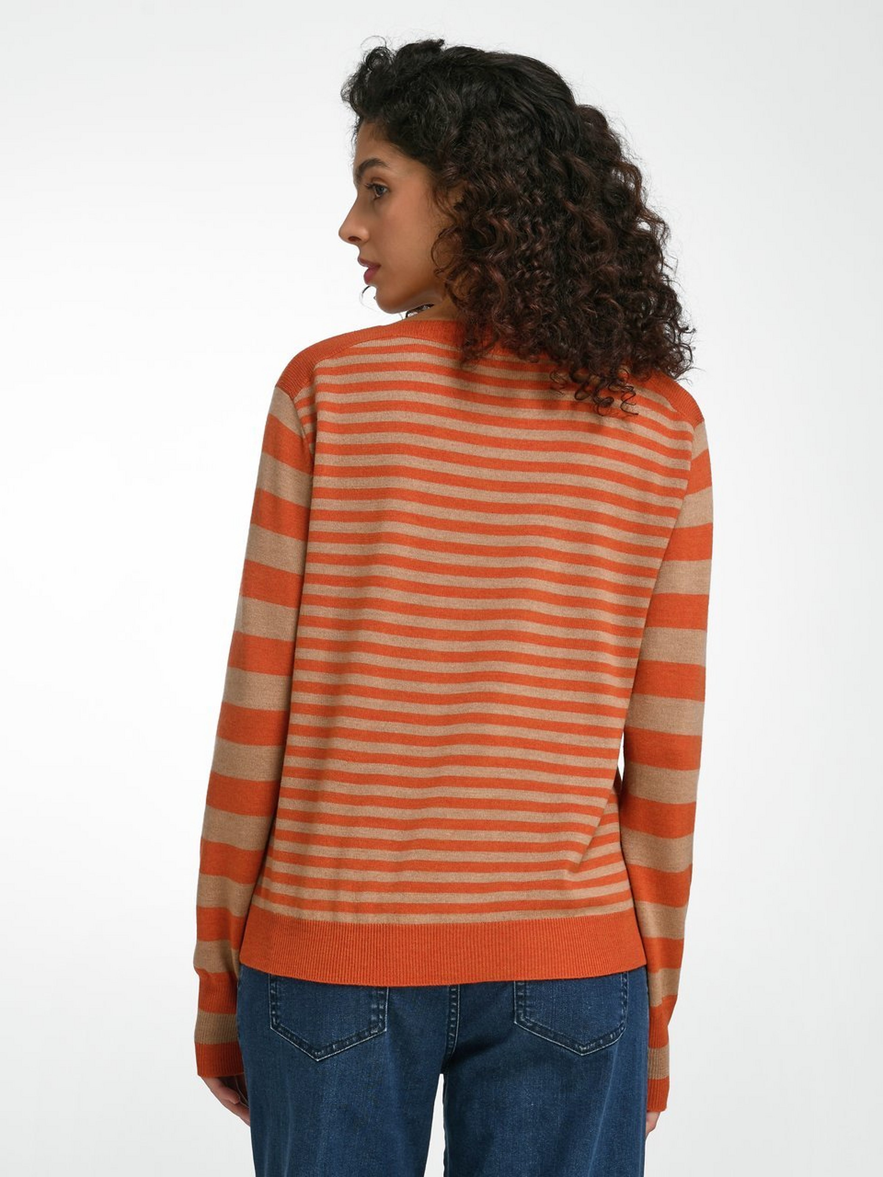 Pullover mit U-Boot-­Ausschnitt