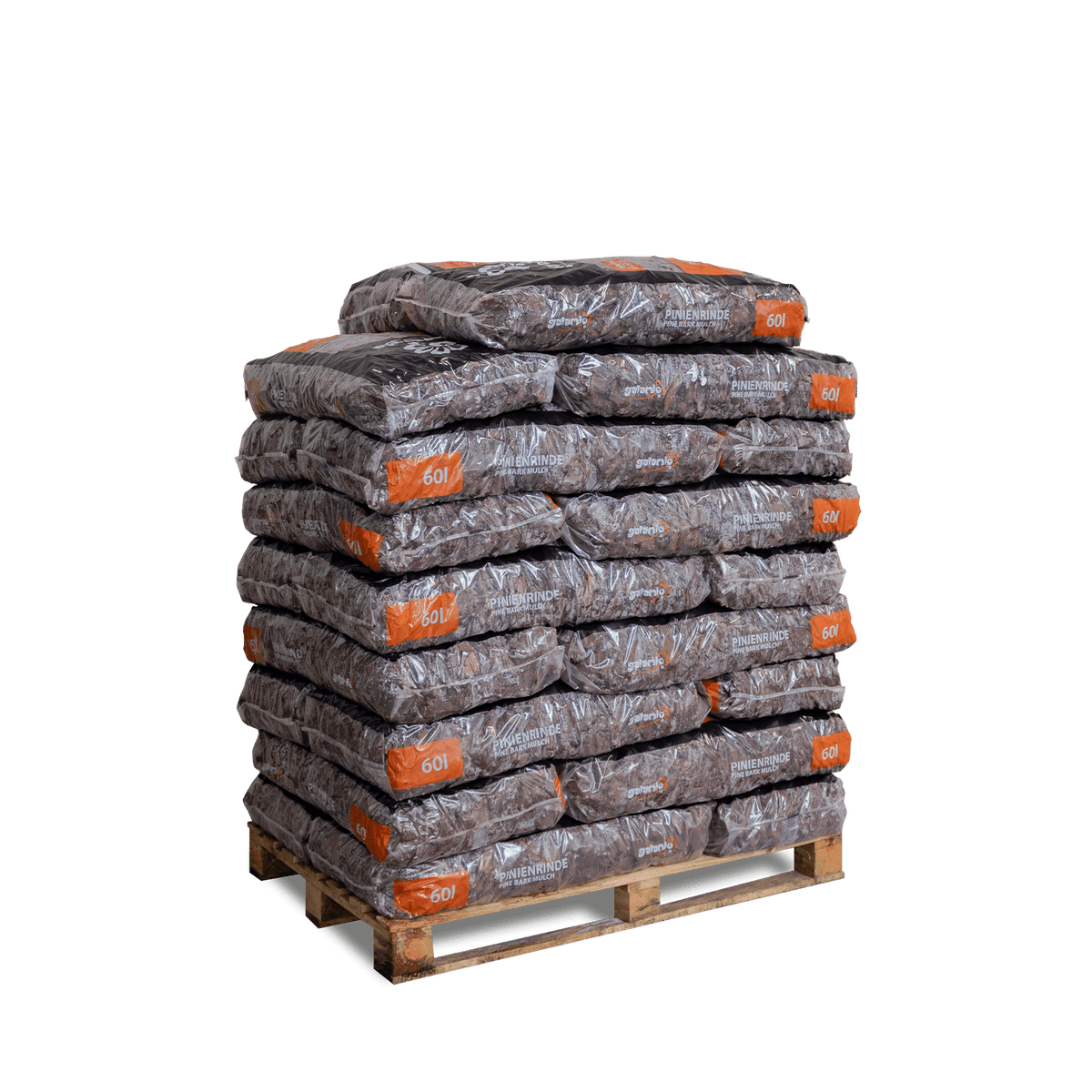 Galamio Pine Bark Mulch (Decoratief) 60l x 26 Zakken 1560l Pallet