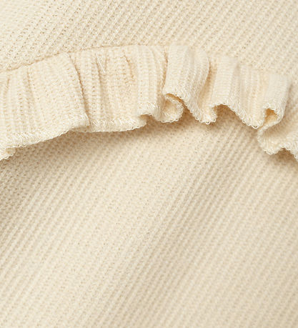 Lil Atelier Kjole - Rib - NmfJolene - Blåached Sand m. Struktur