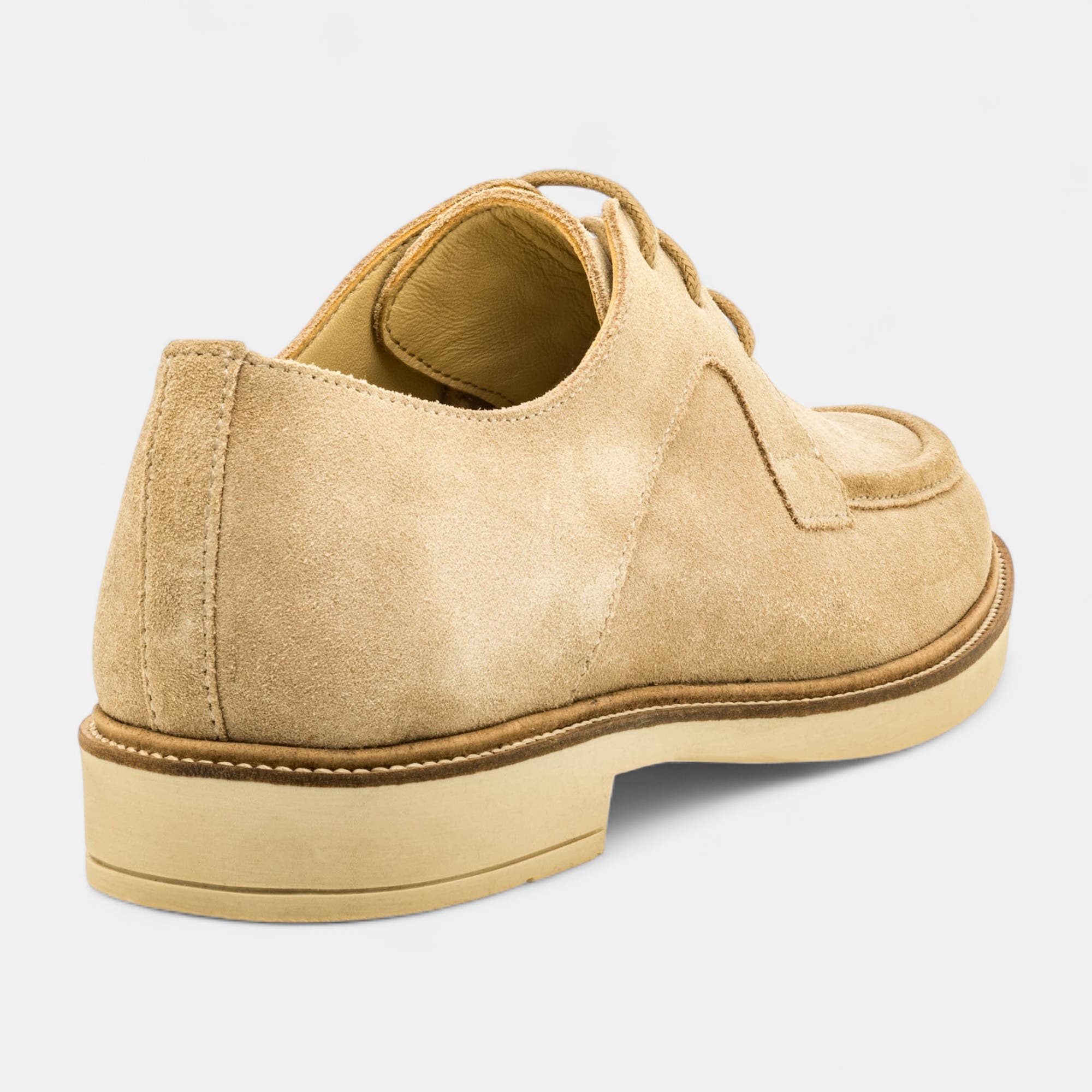 Derbies Femme en cuir beige