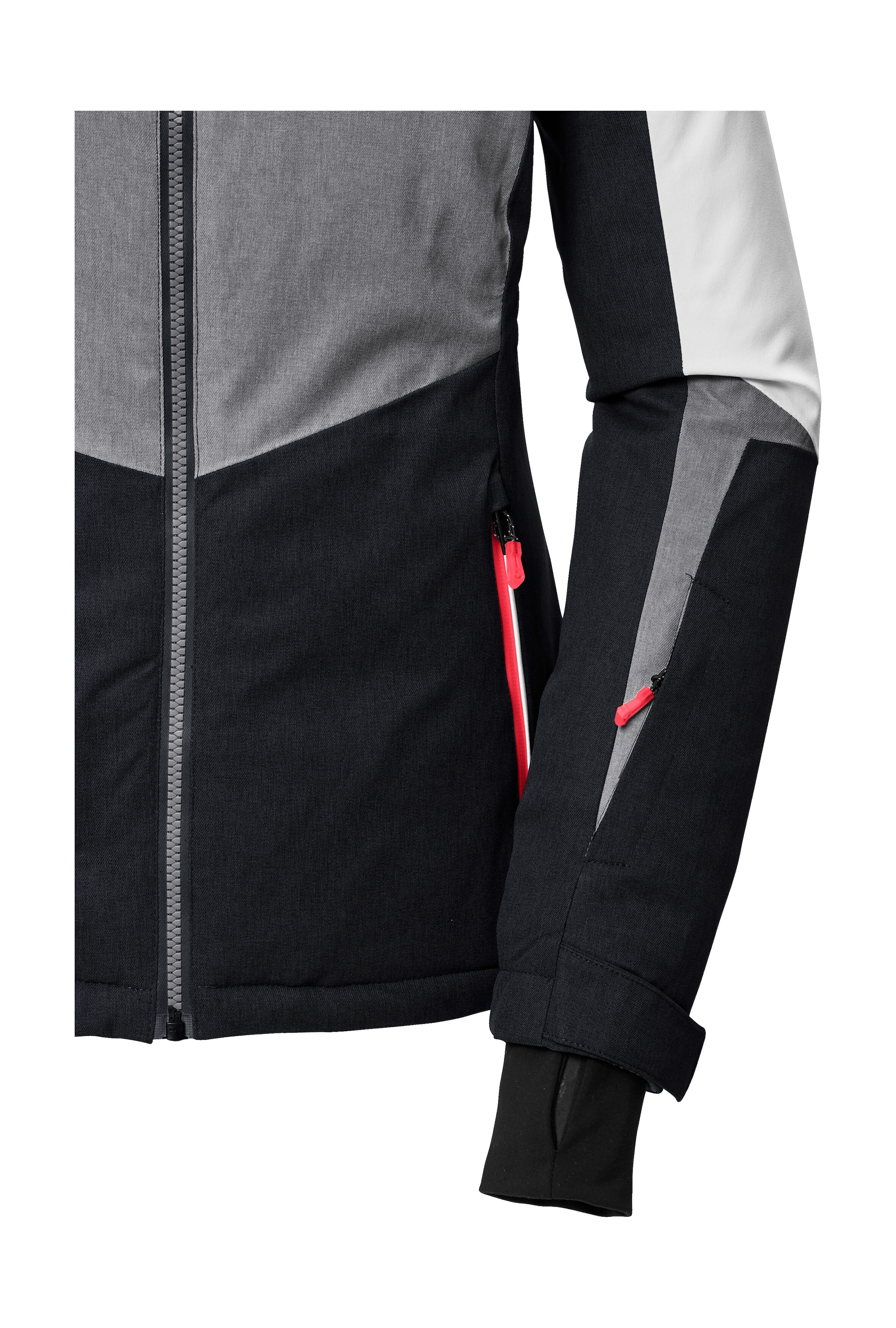 Killtec Skijacke »KSW 66 WMN SKI JCKT« Damen Skijacke: wasserdicht, atmungsaktiv, Colourblock Design