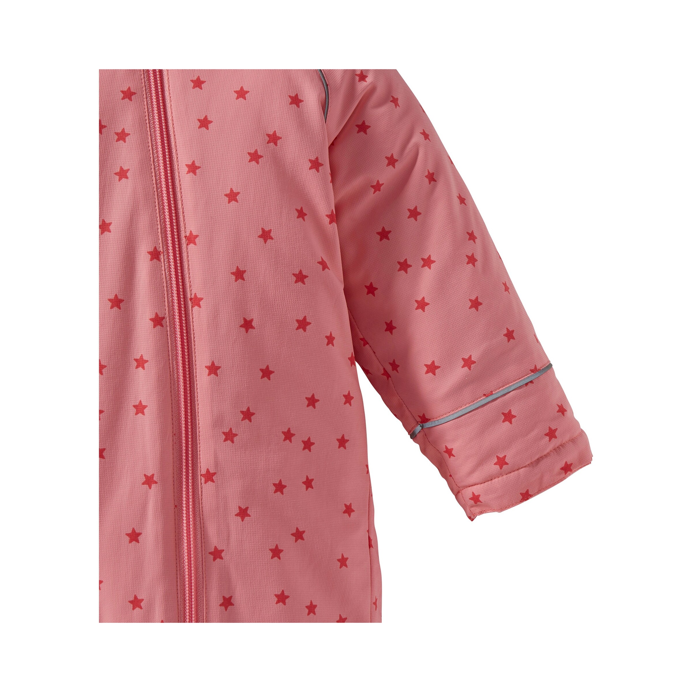 Bornino Schneeoverall mit Kapuze Sterne rose