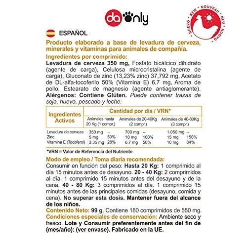Levedura de cerveja Glove + Daonly, sabor frango