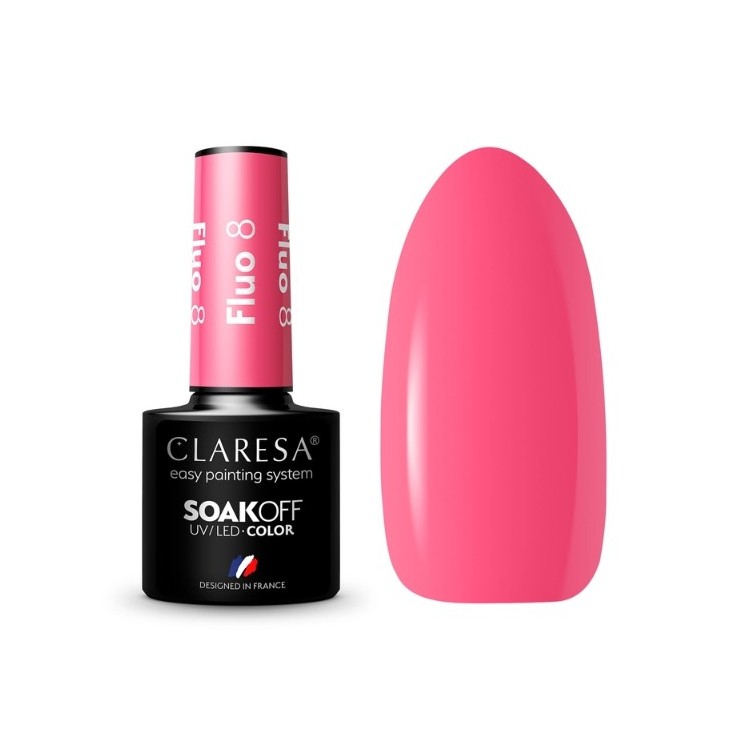 Claresa Fluo Hybrid Nagellack /8/ 5 g