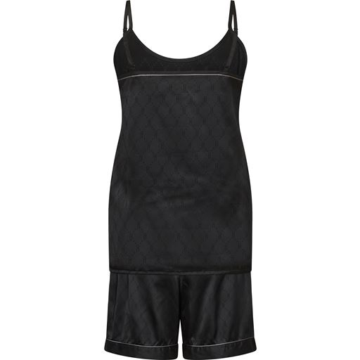 Hype The Detail Satin Short Natsæt, Black, M