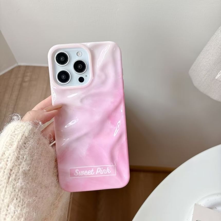 Rockit - Gestructureerde telefoonhoes met kleurverloop - iPhone 16 Pro Max / 16 Pro / 16 Plus / 16