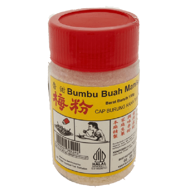 Cap Burung Kakatua Bumbu Buah Zuurgoed Poeder 150g