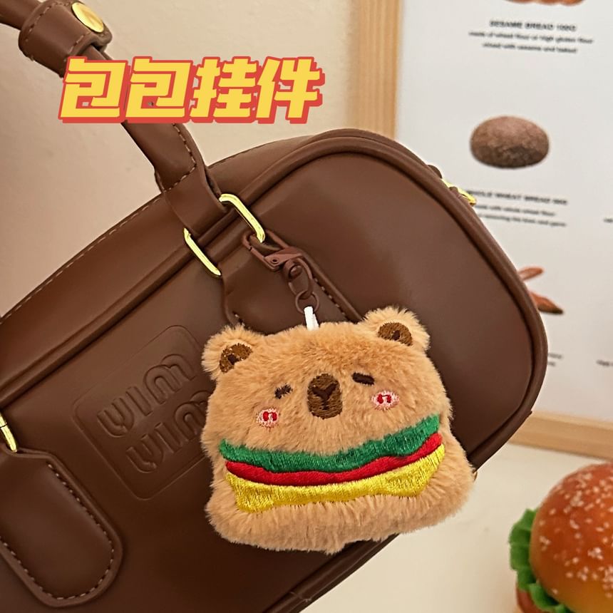Bohod - Capybara Fast Food Pluche Tashanger Sleutelhanger (Verschillende Ontwerpen)