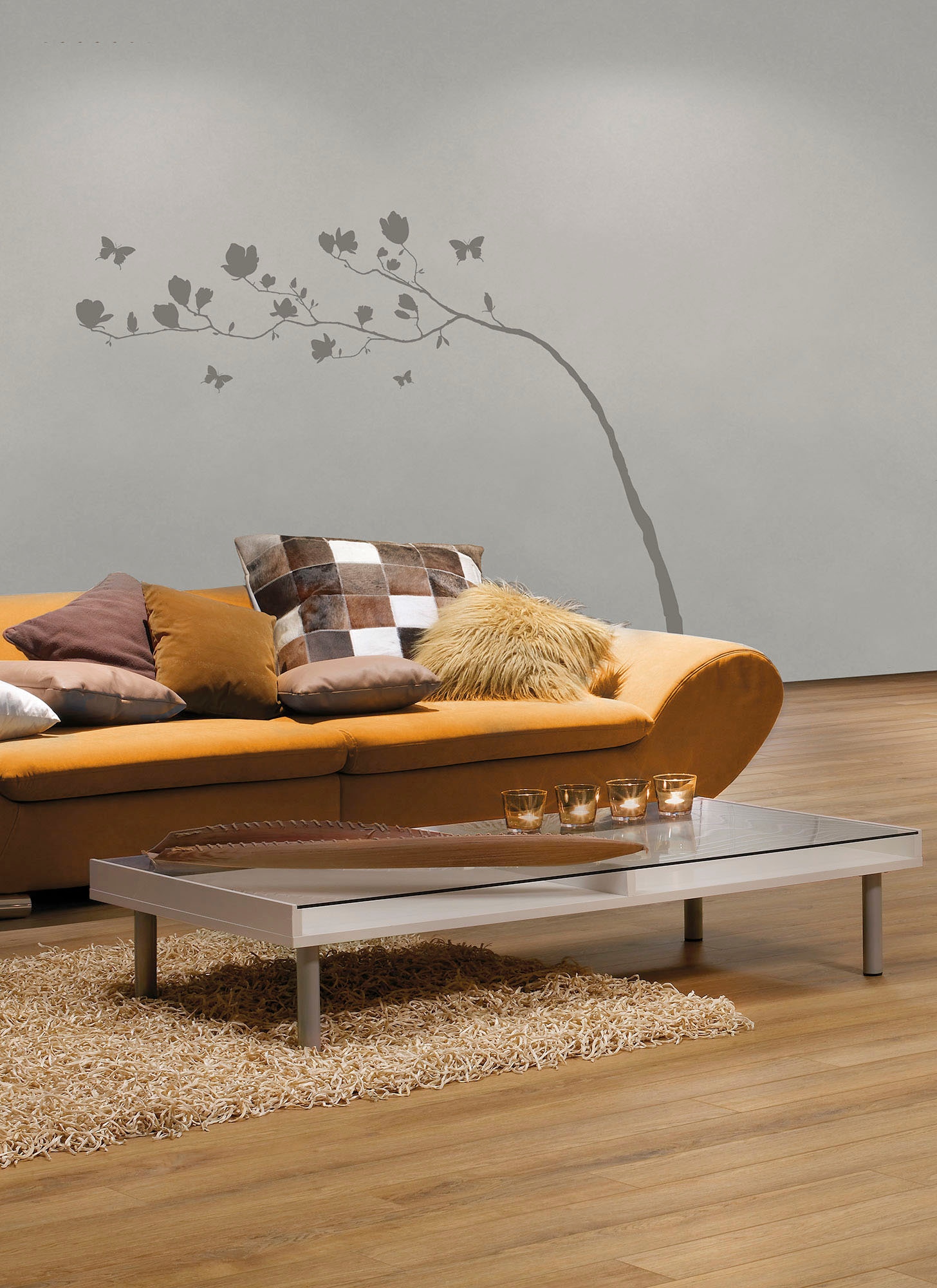 Komar Wandtattoo »Arabesque - Grösse 100 x 70 cm« selbstklebend, Wandsticker