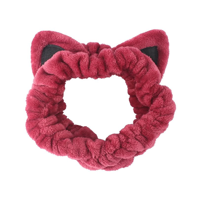 Karnemelk - Cat Chenille gezichtsreiniger hoofdband
