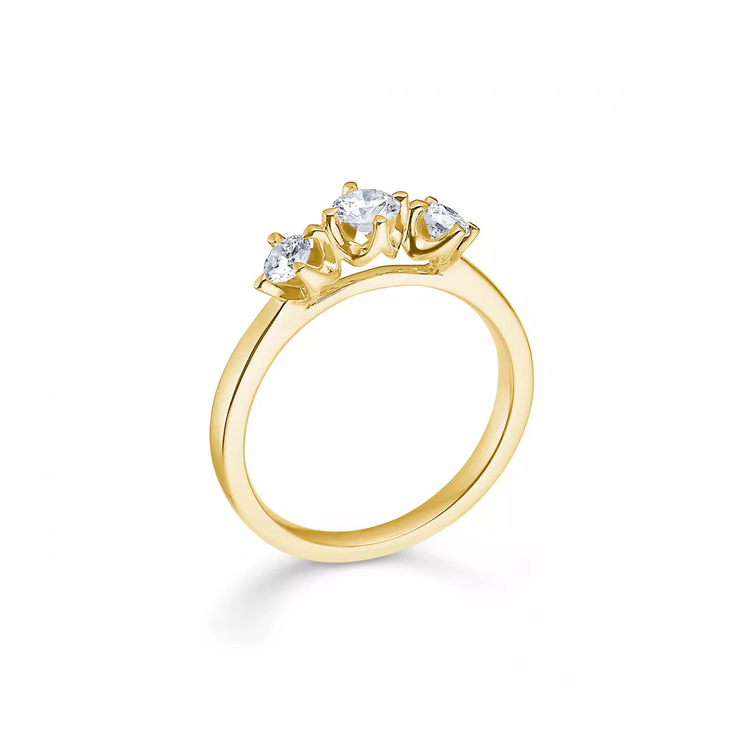 Mads Z Crown Trinity Ring 14 kt. Guld 0,56 ct. 1541756