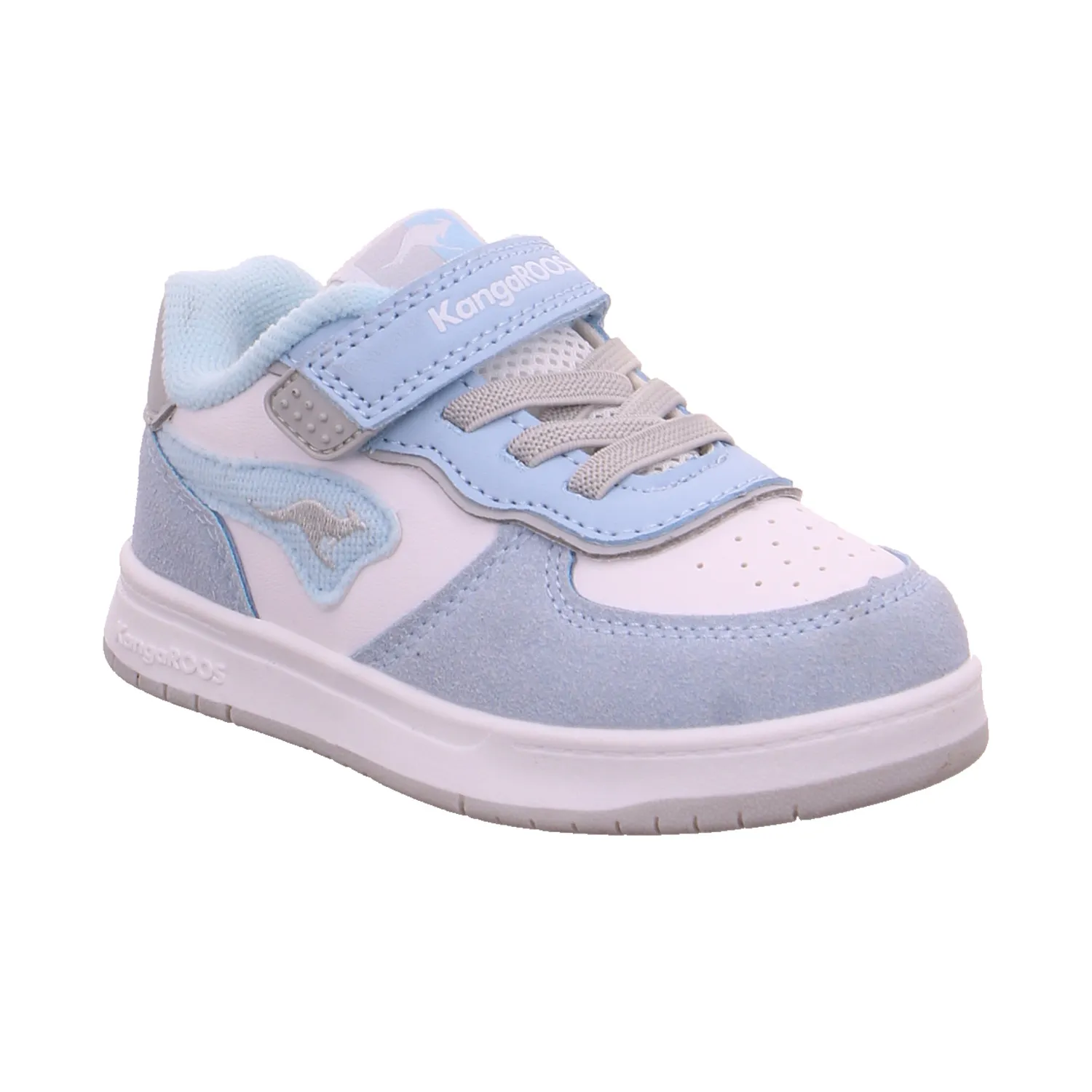KANGAROOS Baby-Sport-Bottine Hellblau Lederimitat  Sneaker