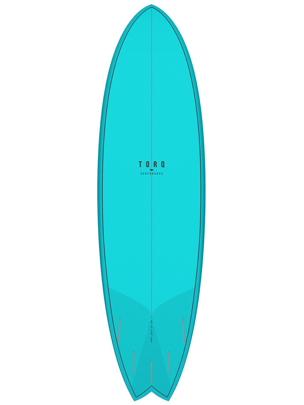 Torq Epoxy Tet Mod Fish 6'6 Surfboard turquoise
