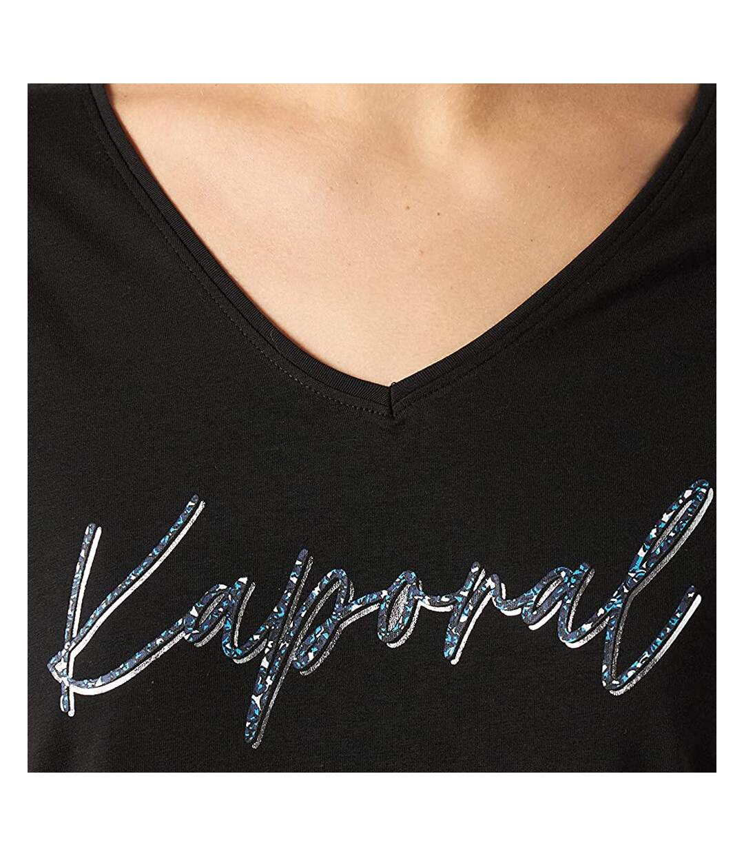 T-shirt Noir Femme Kaporal KOLETH