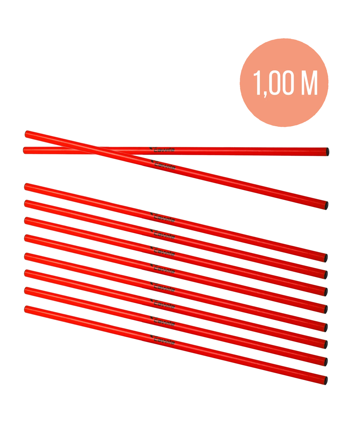 Cawila Trainingsstange M | 1,00m | Ø 25mm | Rot