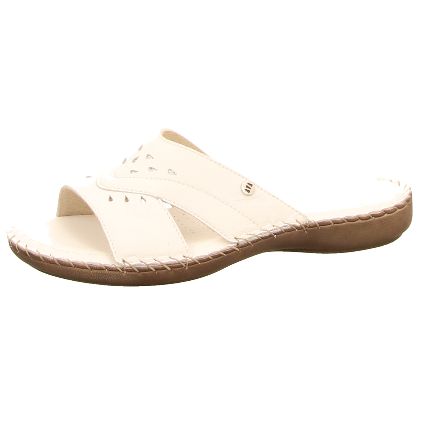 Marchesini Pantoletten weiß weiss/weiss kombi