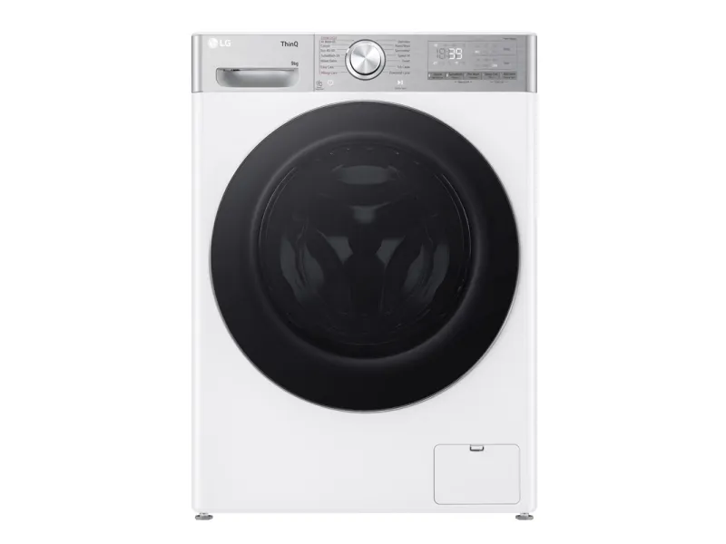 LG F2WR909P3W - Vaskemaskine - Wi-Fi - bredde: 60 cm - dybde: 53.5 cm - højde: 85 cm - frontbetjening - 9 kg - 1200 rpm - hvid