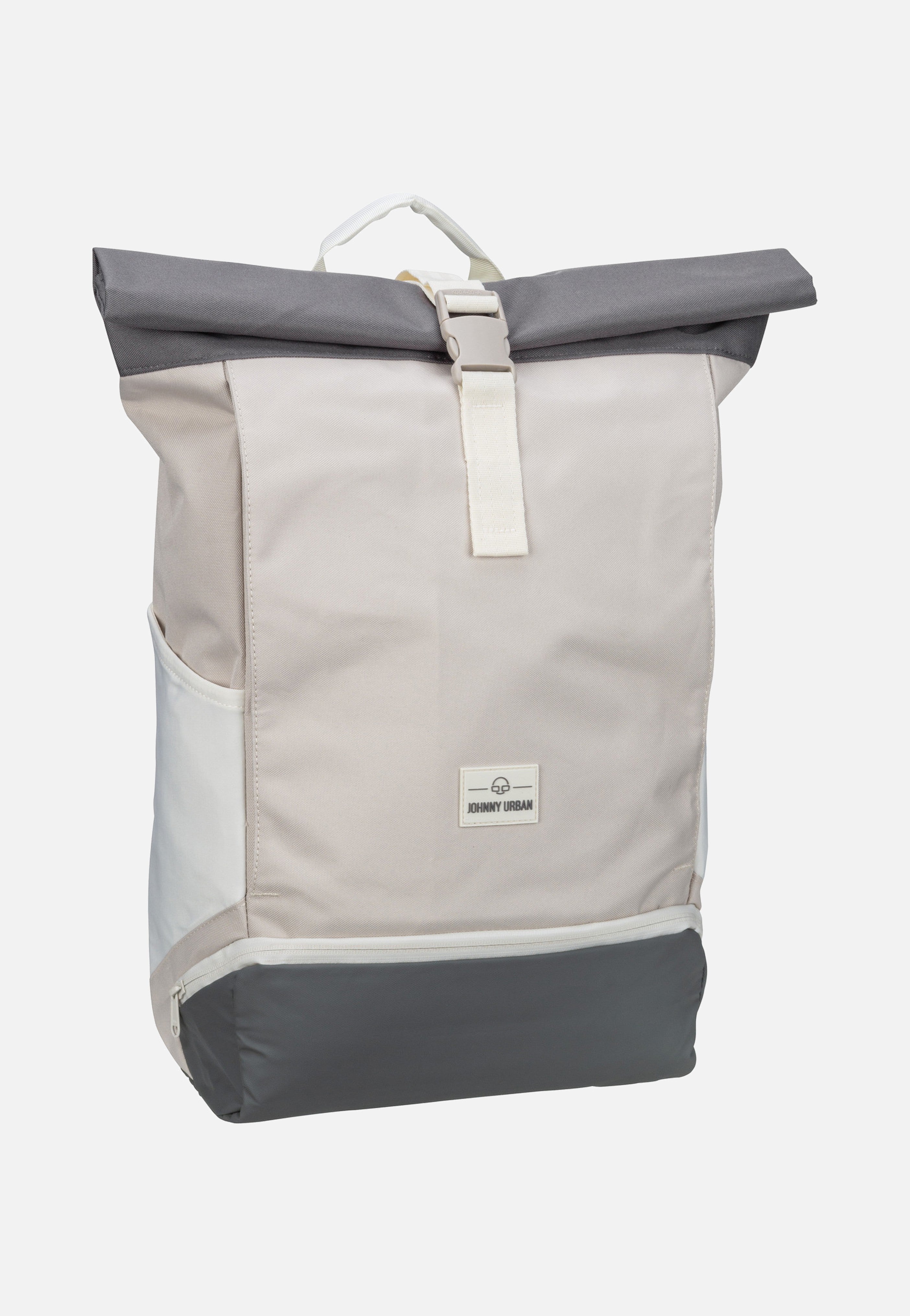 Allen Large Sand-Grau - Rolltop Rucksack
