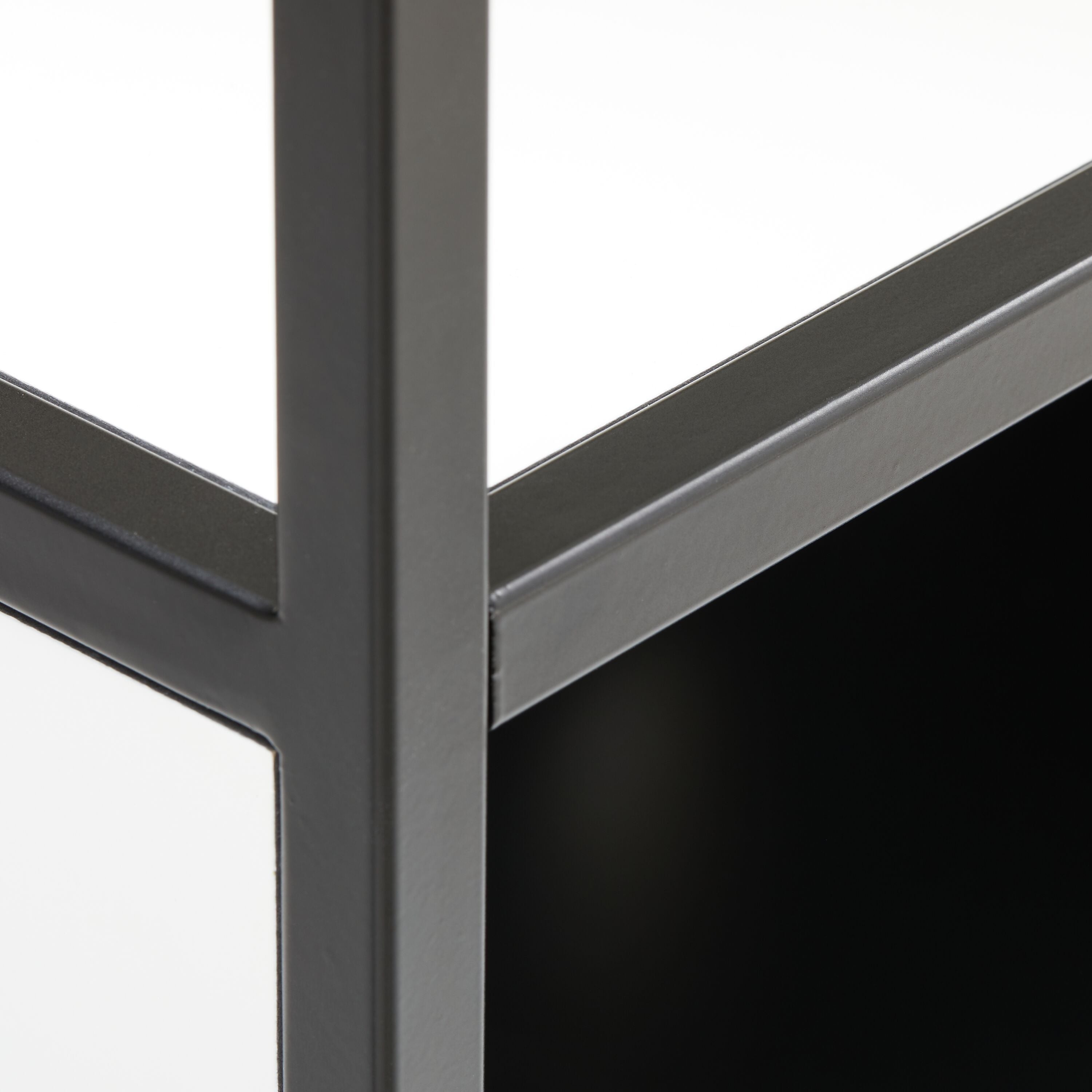 SEVEN Highboard - Weiss / B: 93.2 cm x T: 39.0 cm x H: 116.0 cm