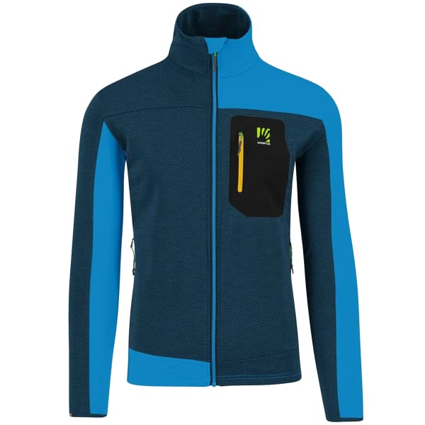 Veste polaire ski rando KARPOS CHERZ FLEECE MIDNIGHT/DIVA BLUE