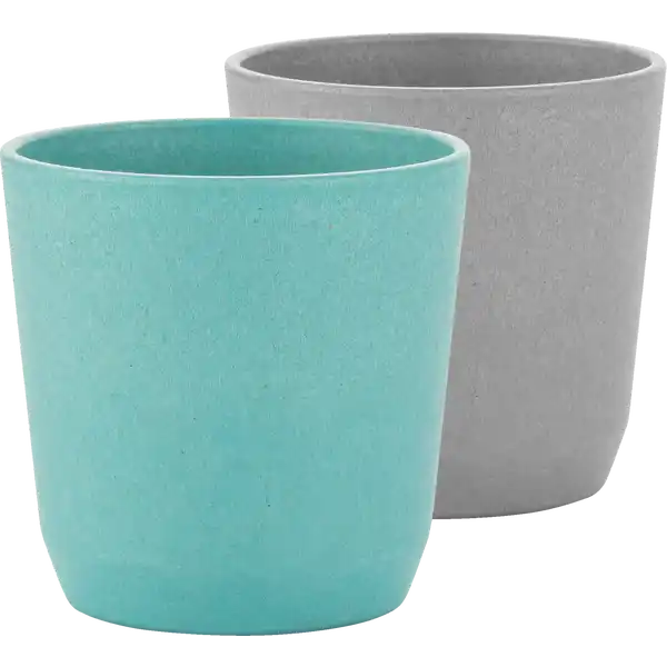 Growing Becher 2er Set blau / grau